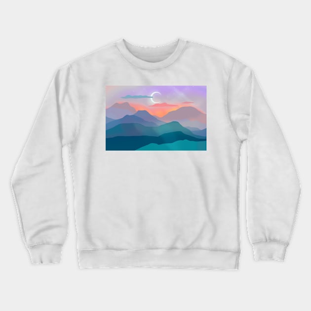 desert nights *real* Crewneck Sweatshirt by vita95gelman